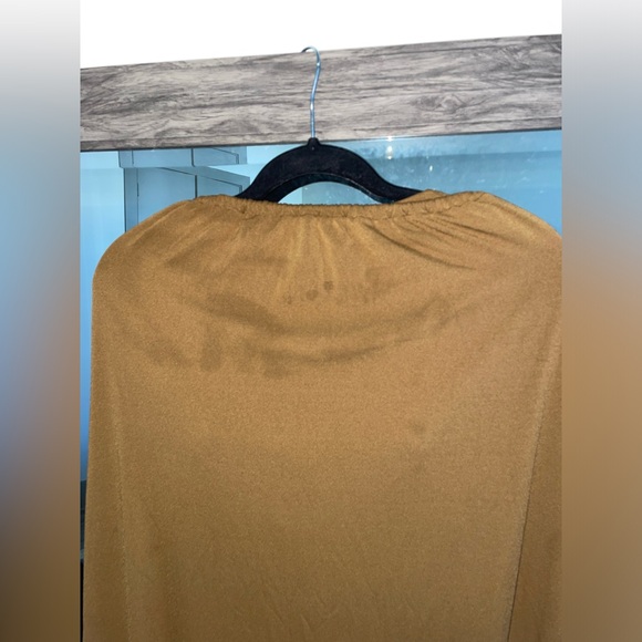 Significant Other Beige Open Back Maxi Dress Size 8 - Picture 8 of 8